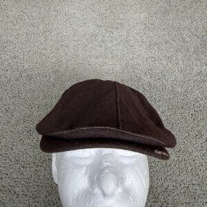 Lake Of The Isles Hat Cap Strap Back Mens One Size Brown Flat Cap Embroidered